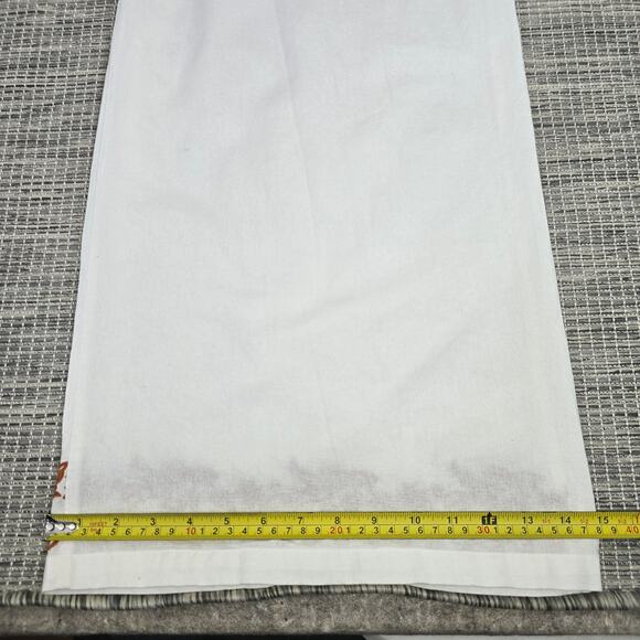 Modamalfi Wide Leg Palazzo Pants Womens Elastic Waist Band Embroidered Boho NEW - Picture 13 of 15